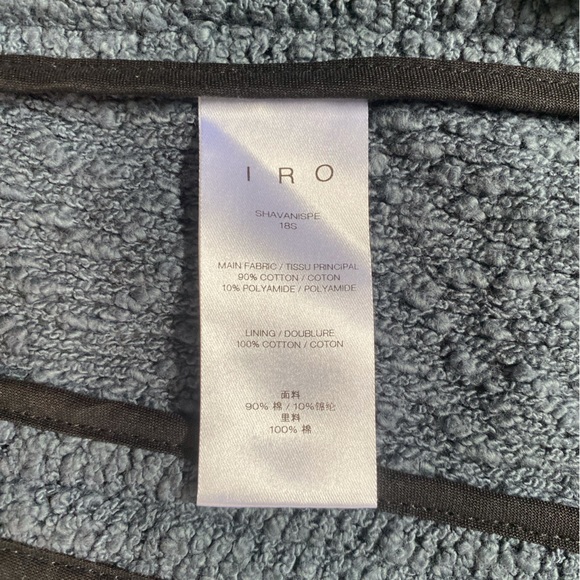 Like New IRO Shavanispe Raw Grey Blazer - Picture 3 of 4